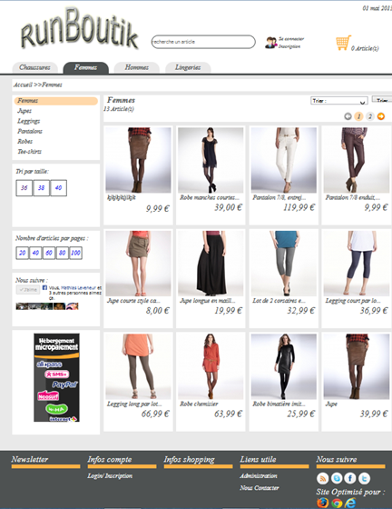 Créations: Runboutik